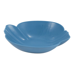 Vintage Rare Mid-Century Bauer Pottery Blue Sculptural Bowl — Los Angeles, Circa 1950s