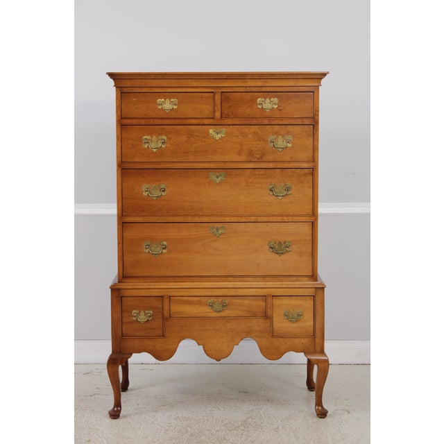 Age: C.1966 Details: Cherry Valley Collection Solid Cherry Dovetailed Drawer Construction High Quality Construction Queen...