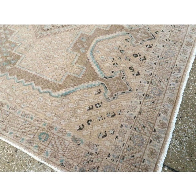 Galerie Shabab Collection Mid-20th Century Persian Afshar Accent Rug For Sale In New York - Image 6 of 7