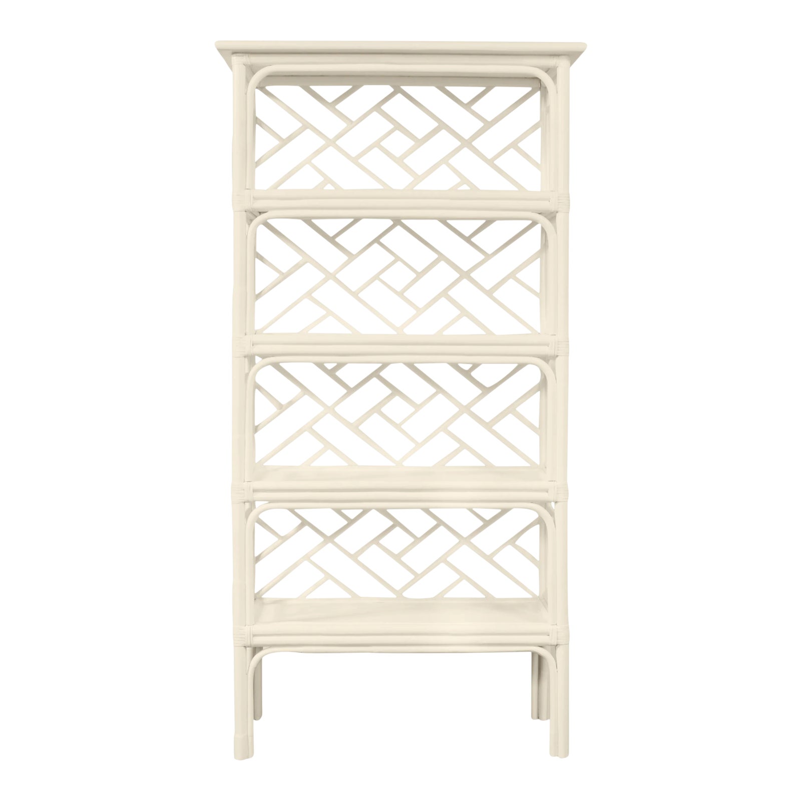 David Francis Furniture for Chairish Chippendale Etagere, Navajo White ...