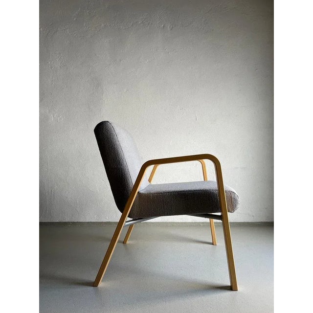 Scandinavian Gray Easy Chair | 1980s For Sale - Image 5 of 12
