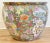 Mid 20th Century Vintage Porcelain Mandarin Chinese Rose Fish Bowl Planter For Sale - Image 5 of 10