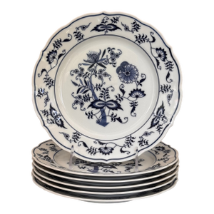 Set of 6 Blue Danube Salad Plates