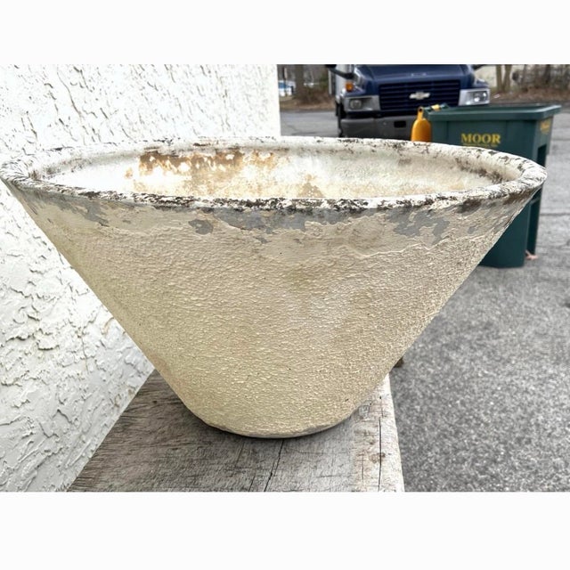 Willy Guhl 1960s Large Willy Guhl Tapered Planter For Sale - Image 4 of 9
