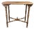 Antique Victorian Entry Table, William & Mary Style, Turned Legs, Carved Wood Accent For Sale