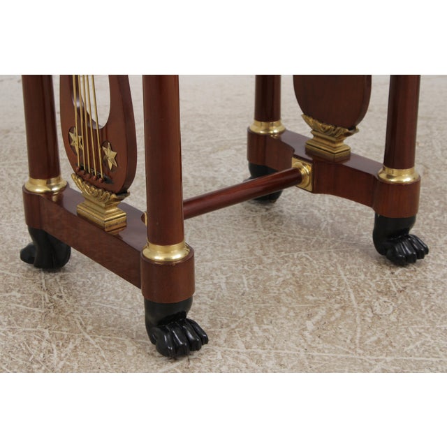 Pair of Kindel Masterworks Winterthur Empire Mahogany Nightstands For Sale - Image 10 of 18