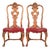 Berkey & Gay Antique Georgian Burled Walnut Side Chairs or Dining Chairs, Pair For Sale