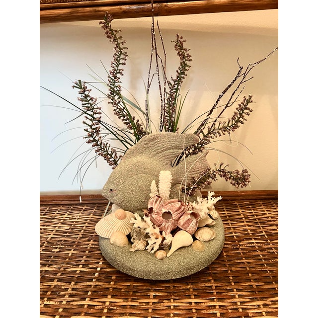 Vintage 1980s Fish Display Statue For Sale In West Palm - Image 6 of 6