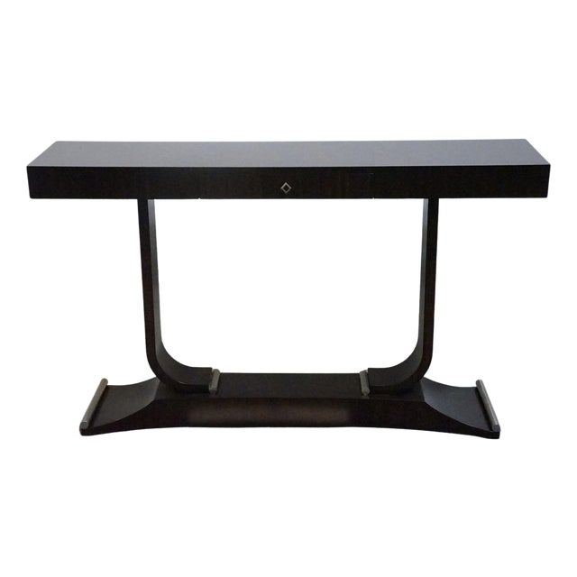 Maitland Smith Furniture Living Room Decoratif Contemporary Modern 57" Console / Entryway Table For Sale