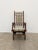 1920s Antique Danish Rocking Chair With Foot Stool For Sale - Image 5 of 11