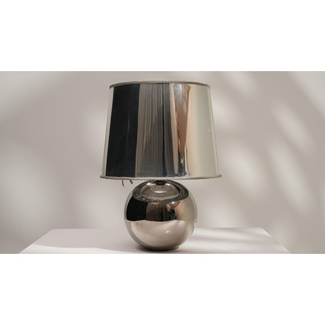Modern Modern Glass Table Lamp, Antique, France, 20th Century For Sale - Image 3 of 13
