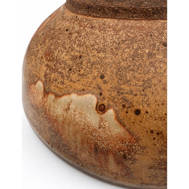 Mid-Century Modern Signed Mid-Century Studio Pottery Stoneware Bowl For Sale - Image 3 of 8