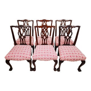 Kindel Chippendale Dining Chairs For Sale