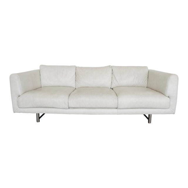 Bernhardt Grayson Leather Sofa For Sale