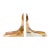 Steep Slope Onyx Bookends a Pair For Sale