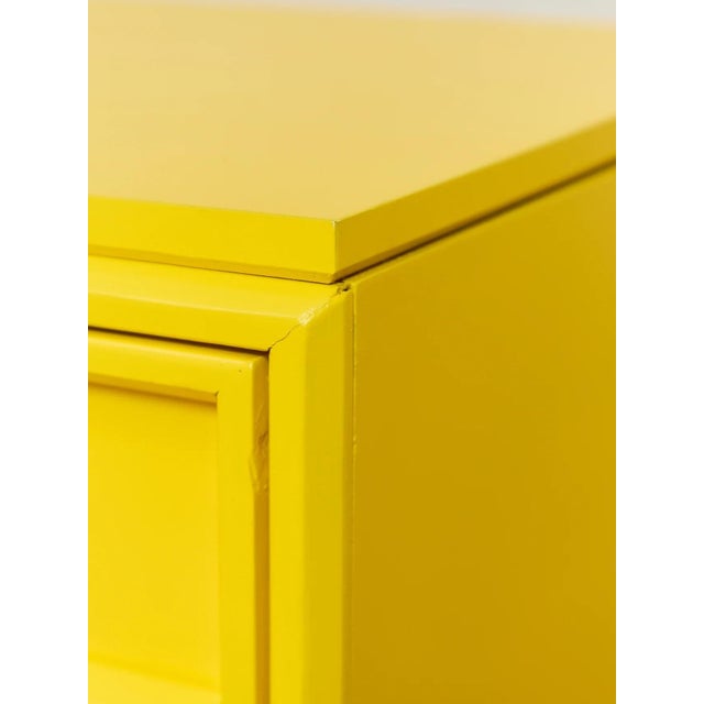 Mid 20th Century Yellow Eight Drawer Bamboo Dresser For Sale - Image 10 of 12