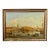 Antique Oil on Canvas Painting of a Venetian Harbor For Sale