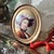 Hand painted miniature portrait on porcelain with gold-tone frame // original antique art // portrait of a female // collectible artwork For Sale - Image 4 of 10