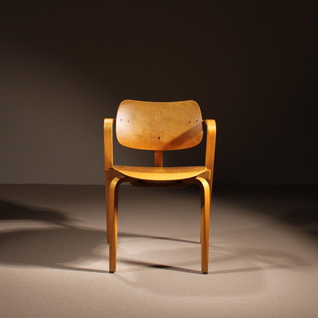 ​Designed by Ilmari Tapiovaara in 1958 and produced by the Finnish manufacturer Asko. The stackable construction is made...