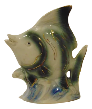 Vintage Porcelain Fish, 1970s