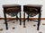 Brown Portuguese Barley Twist Nightstands, 1940s, Set of 2 For Sale - Image 8 of 15