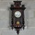 Antique Carved Wooden Pendulum Wall Clock with Mask, 1900s For Sale - Image 12 of 12