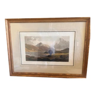 Mid 19th Century Ben Lomond Mountain Lithograph - Gf Robson For Sale