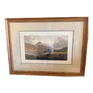 Mid 19th Century Ben Lomond Mountain Lithograph - Gf Robson