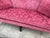 Raspberry Red Late 20th Century Chippendale Style Camelback Sofa - New Upholstery For Sale - Image 8 of 14