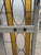 Antique Victorian Amber Stained Leaded Glass Double Window Converted to Door For Sale - Image 12 of 18