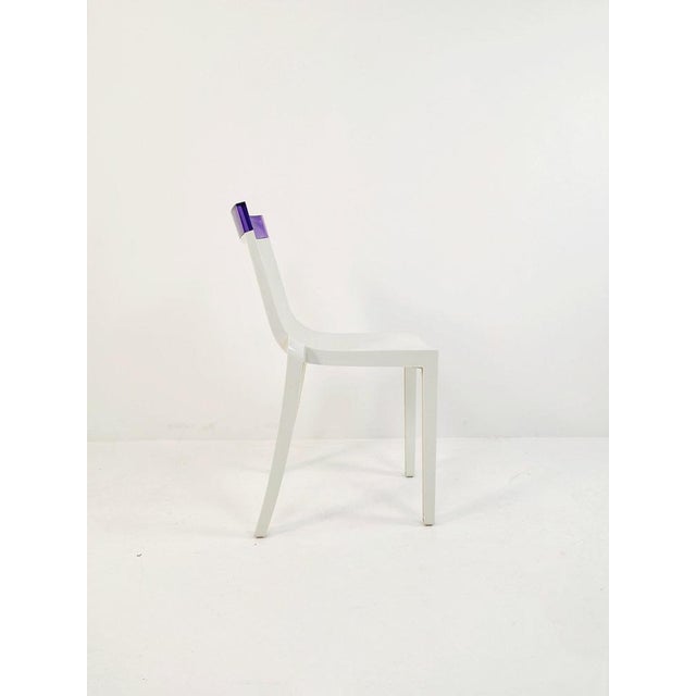 Plastic Hi Cut Stackable Chair by Philippe Starck For Sale - Image 7 of 11
