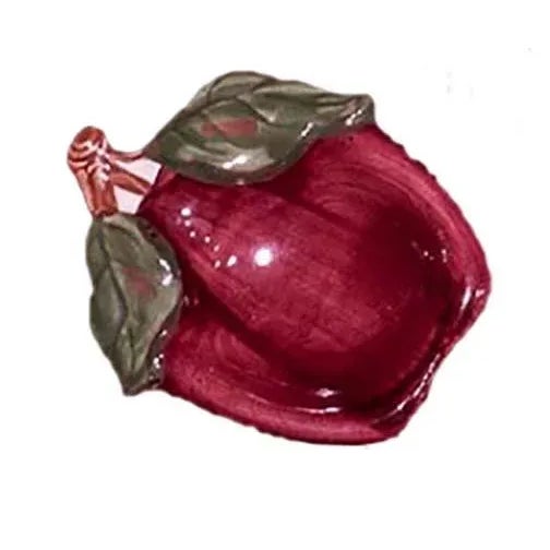 Set of 7 Franciscan china tea bag holders/butter pats in the popular Apple pattern Made in USA