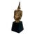 Antique Thai Bronze Buddha Head Fragment - 19th Century Sculpture For Sale
