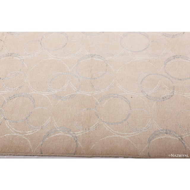 Early 21st Century Nazmiyal Collection Modern Contemporary Silk and Wool Rug For Sale - Image 5 of 7