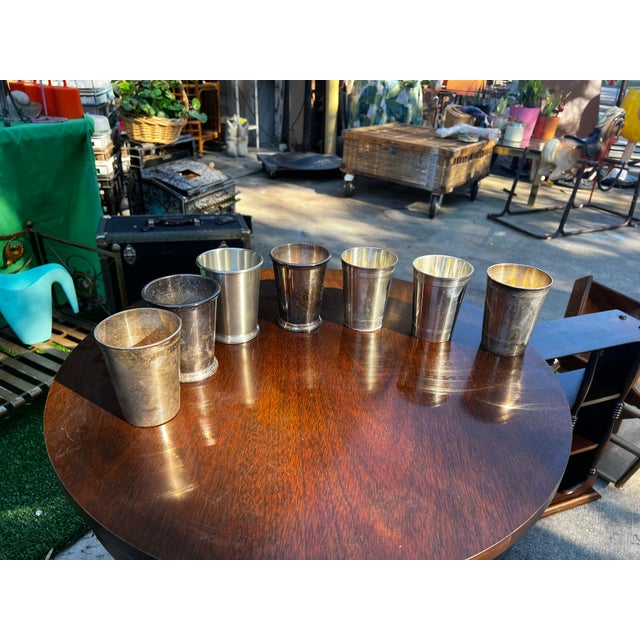 1970s Kentucky Derby Collection of Silver Plated Cup s- Set of 7 For Sale In Atlanta - Image 6 of 7