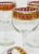 Vintage 1950s Culver Hollywood Regency Stemware – Set of 6 A stunning Mid-Century Hollywood Regency set of six footed wine...
