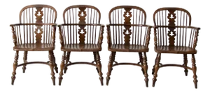 Vintage Conant Ball Dining Chairs Set of 4