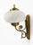 Mid-Century Italian Brass and Murano Swirl Glass Sconce by Vetreria Lag, 1970s For Sale - Image 15 of 15