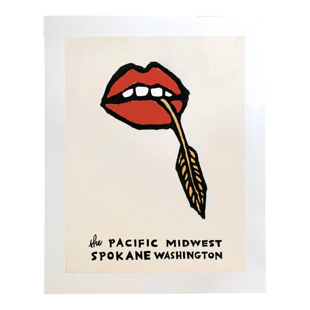 'Pacific Midwest' 16 X 20 Graphic Giclee Poster by Neicy Frey For Sale