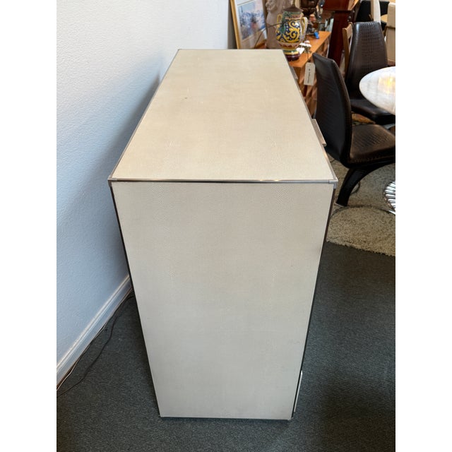 2010s Restoration Hardware Baby & Child Clio Shagreen Dresser, Large For Sale - Image 5 of 12