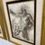 Framed Charcoal Nude Sketches by 20th Century Artist Ray Trail ~ a Pair For Sale - Image 4 of 10