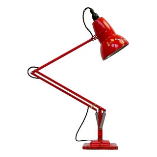 Red Anglepoise 1227 Desk Lamp by Herbert Terry & Sons, 1950s For Sale