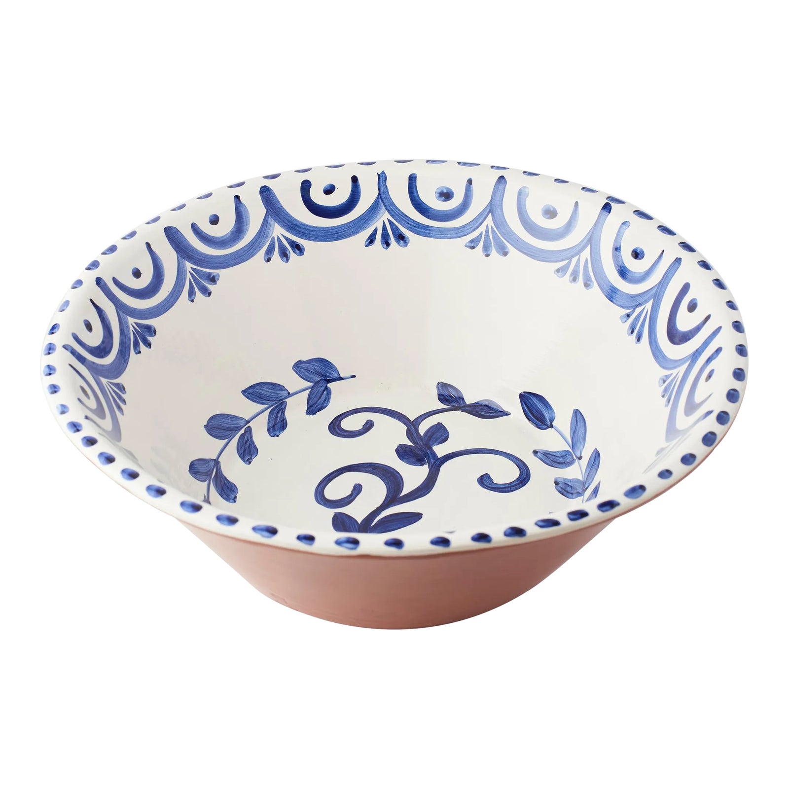 Casa Nuno Blue and White Medium Bowl