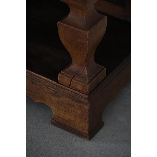 French Baroque Rustic Oak Cabinet with Paneled Door, Mid-19th Century For Sale - Image 12 of 18