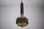 Brutalist Metal and Textured Amber Glass Pendant Lamp, Germany, 1970s For Sale - Image 9 of 12