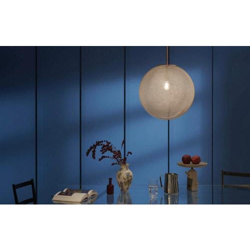 Mid-Century Modern Bollicosa Pendant Lamp in Blown Glass from Cassina, Italy For Sale - Image 9 of 10