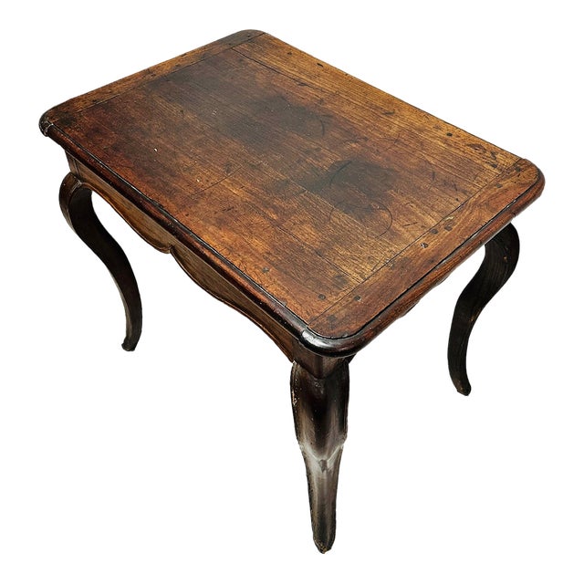 Antique C. 1800 French Cherry Provincial Work Table For Sale