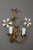 Metal Hollywood Regency Gilded Florentine Orchid Wall Lights from Hans Kögl For Sale - Image 7 of 7