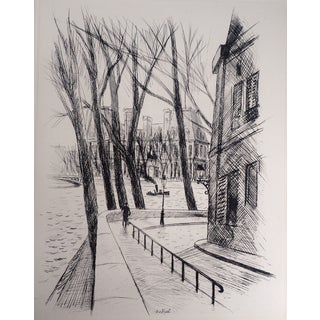 Robert Louis Antral, L’hotel De Ville, 1937, Original Etching For Sale