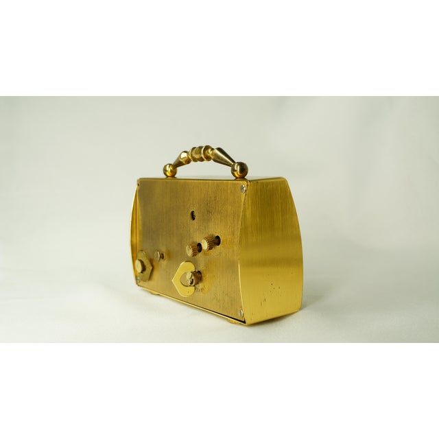 1970s 1970 Uti Swiza Music Box Alarm Clock, Made in Swiss For Sale - Image 5 of 8